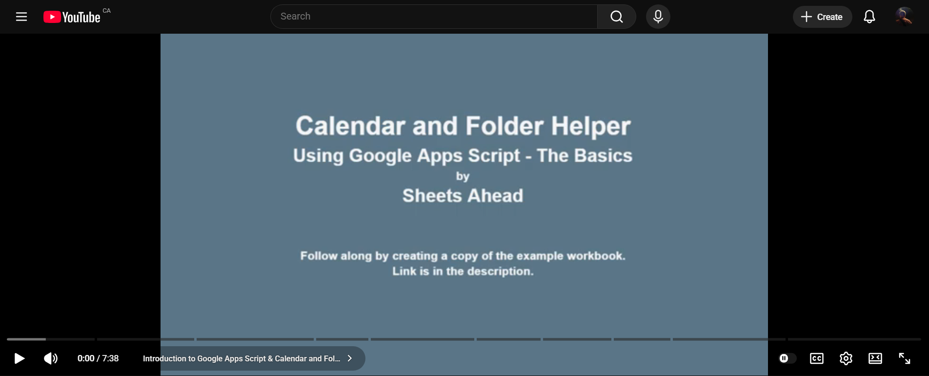 Calendar Folder